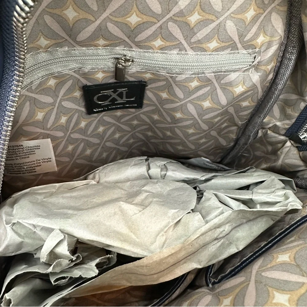 Christian Lacroix CXL Marley Blue Indigo Denim Backpack CXLH24975-INDM NWT